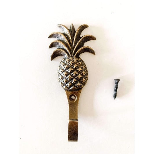 Ocean Luxe:Pineapple Brass Hook